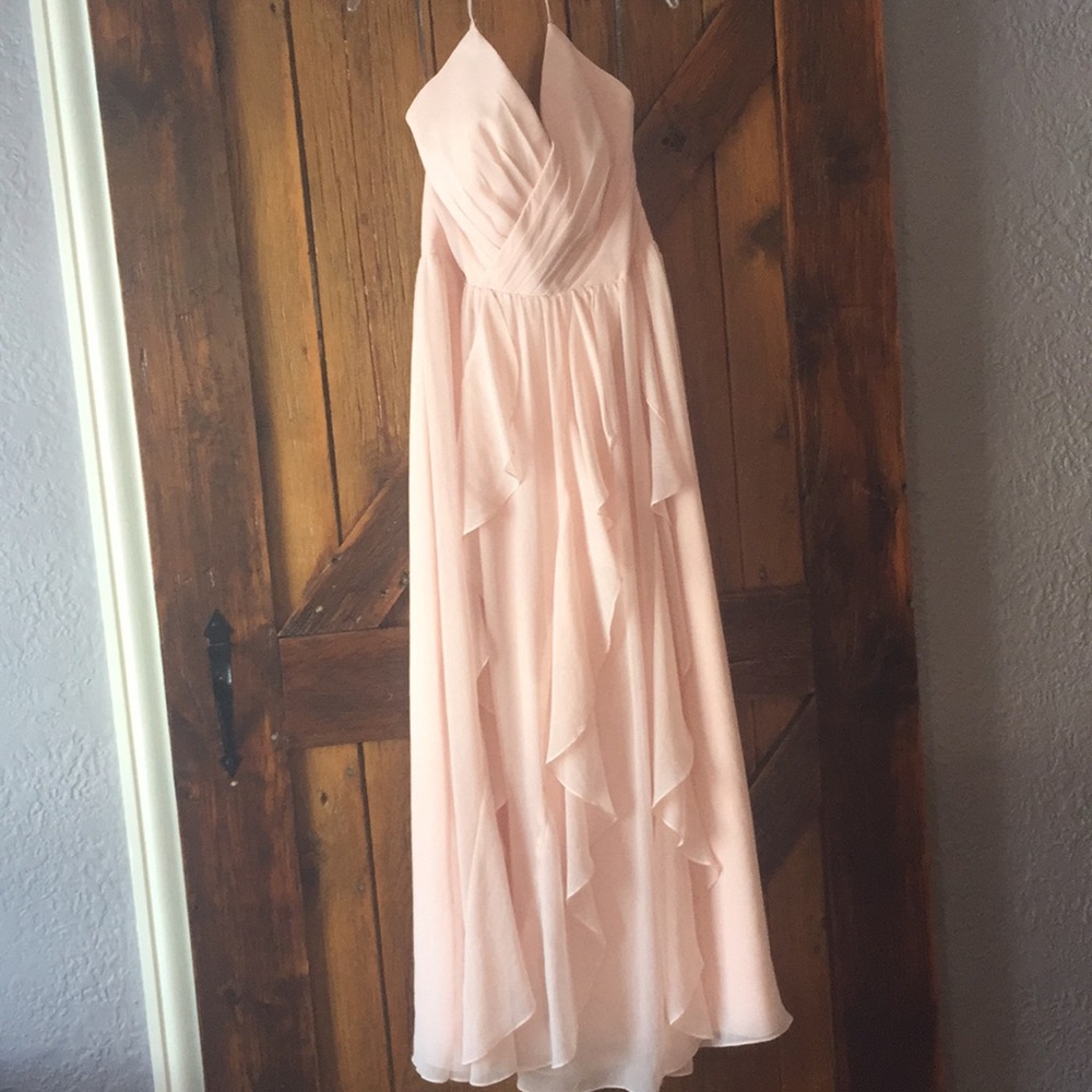 Vera Wang bridesmaid dress in “petal” pink. Sz 12